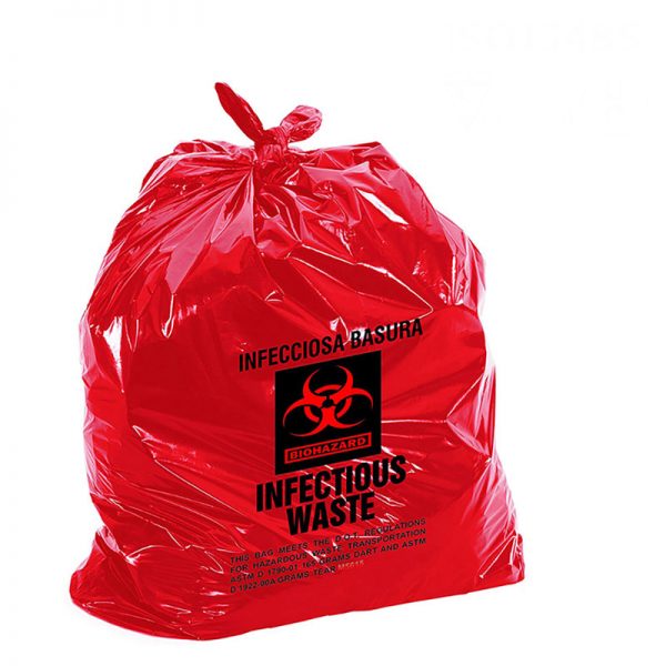 Extra tough medical infectious waste bag
