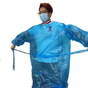Impervious medical isolation gowns