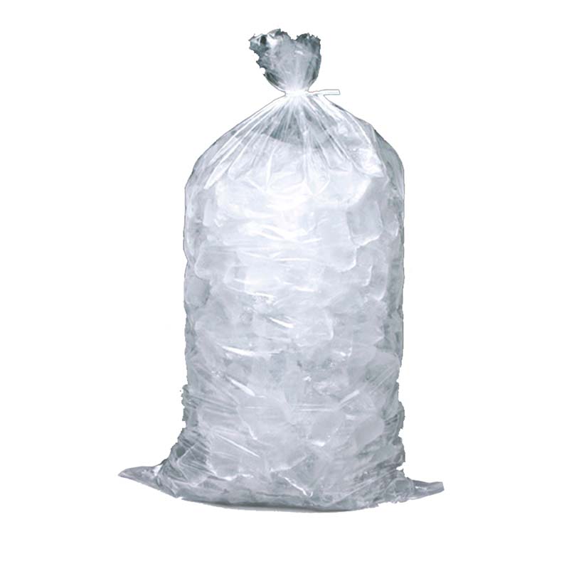 1000 Pack Clear Plastic Ice Bags - 12x20x3 Inches, 1.5 Mil Thick, On Wicket