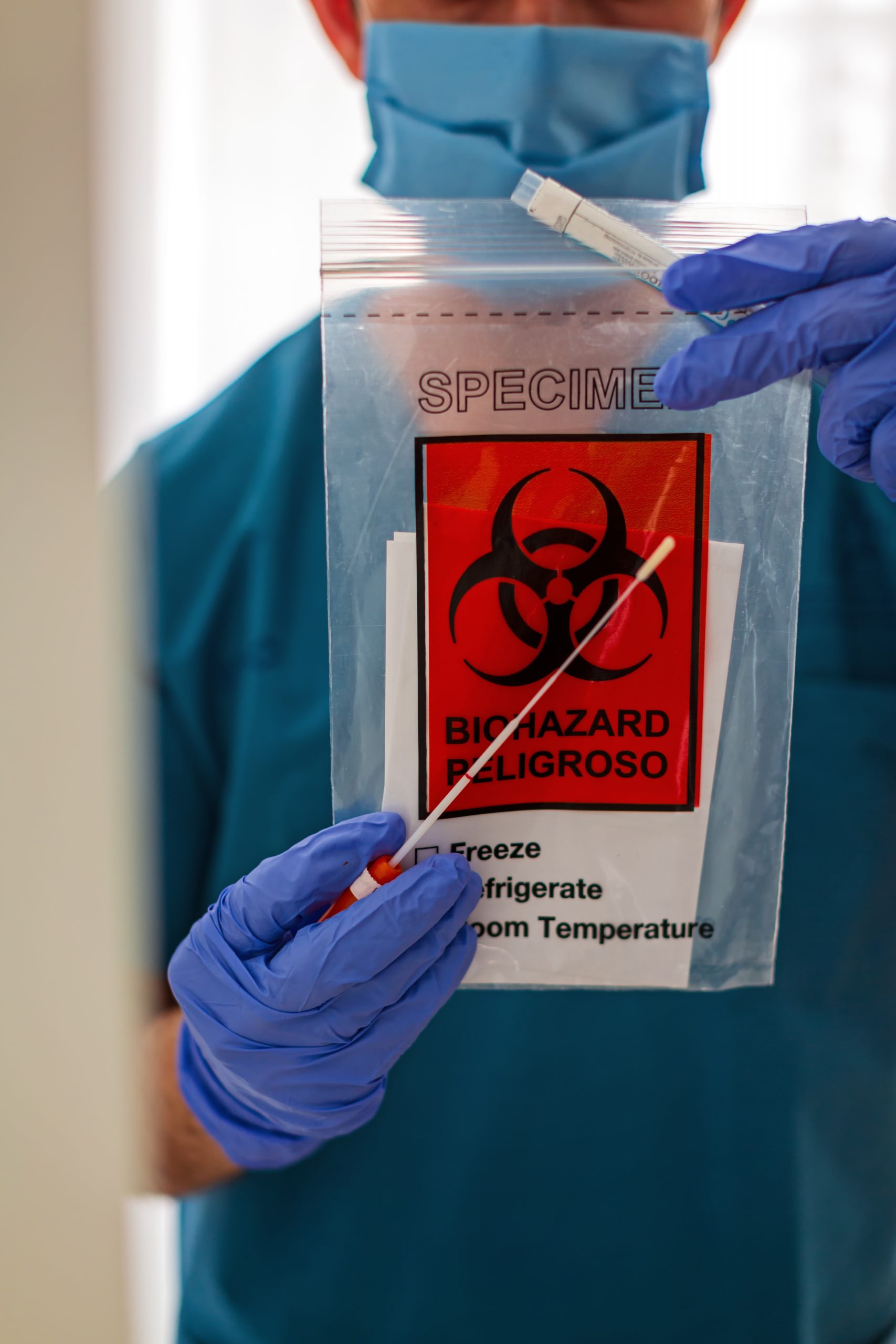 Resealable Medical Specimen Bag