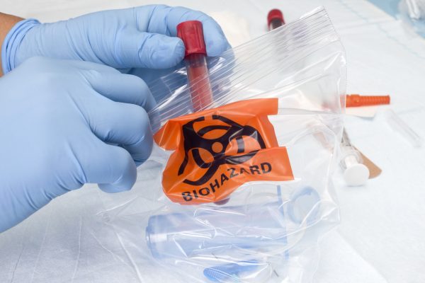Our zipper specimen bags are safe and secure (just don't transport the T-Virus in it)