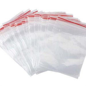 Food grade transparent resealable zipper bag