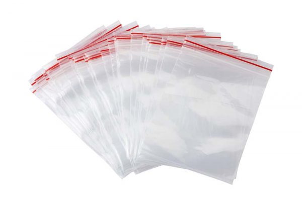 Food grade transparent resealable zipper bag