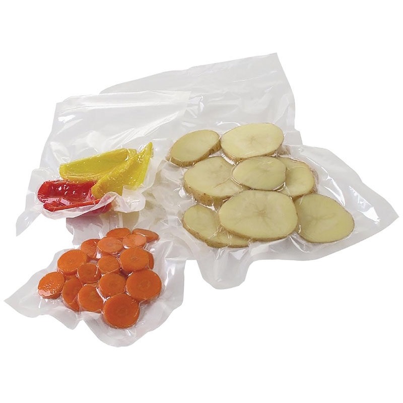 BPA Free PA PE Food Grade Embossed Clear Vacuum Bag for Food