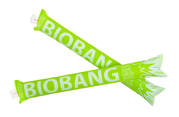 bio bang sticks are perfect for sports or music events