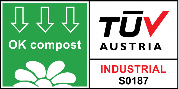 UPM compostable products are OK Compost INDUSTRIAL certified by TUV Austria