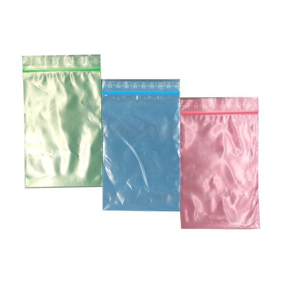 Transparent PE ziplock bag for industrial use